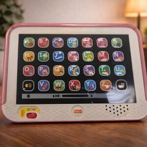 Fisher-Price Toddler Learning Toy Laugh & Learn Smart Stages Tablet with Lights